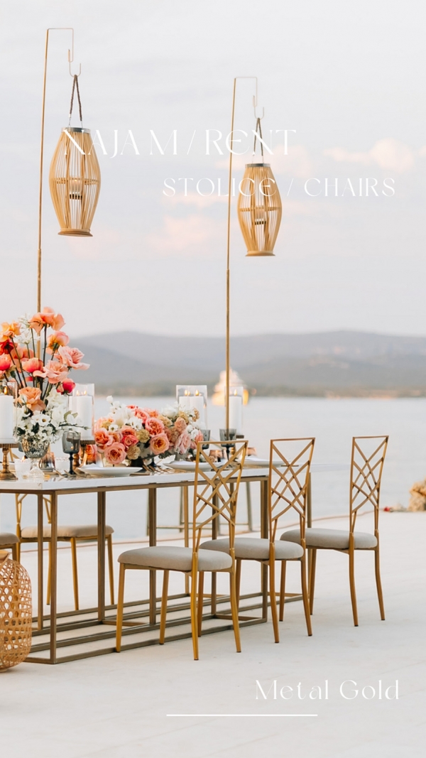Metal Gold Chairs