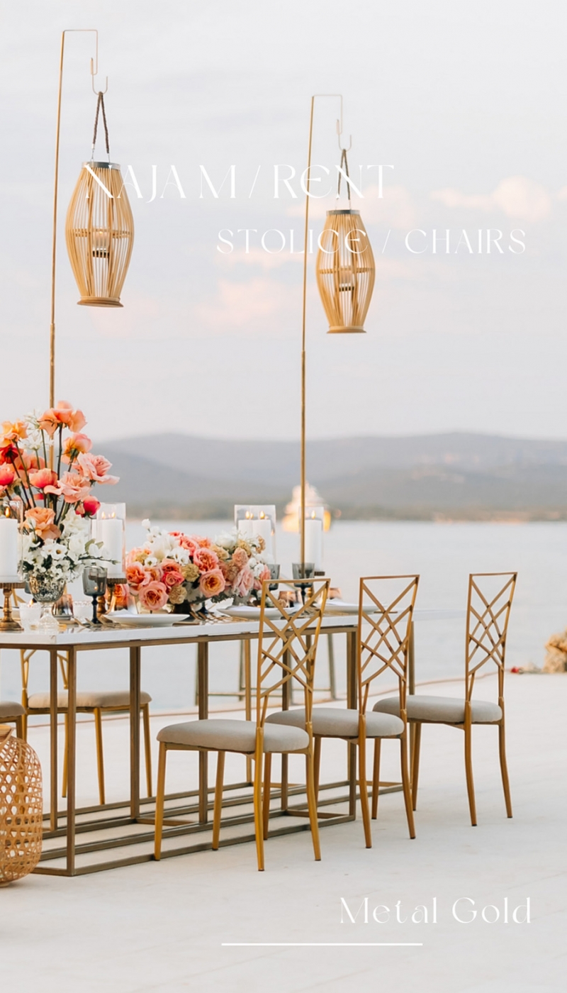 Metal Gold Chairs