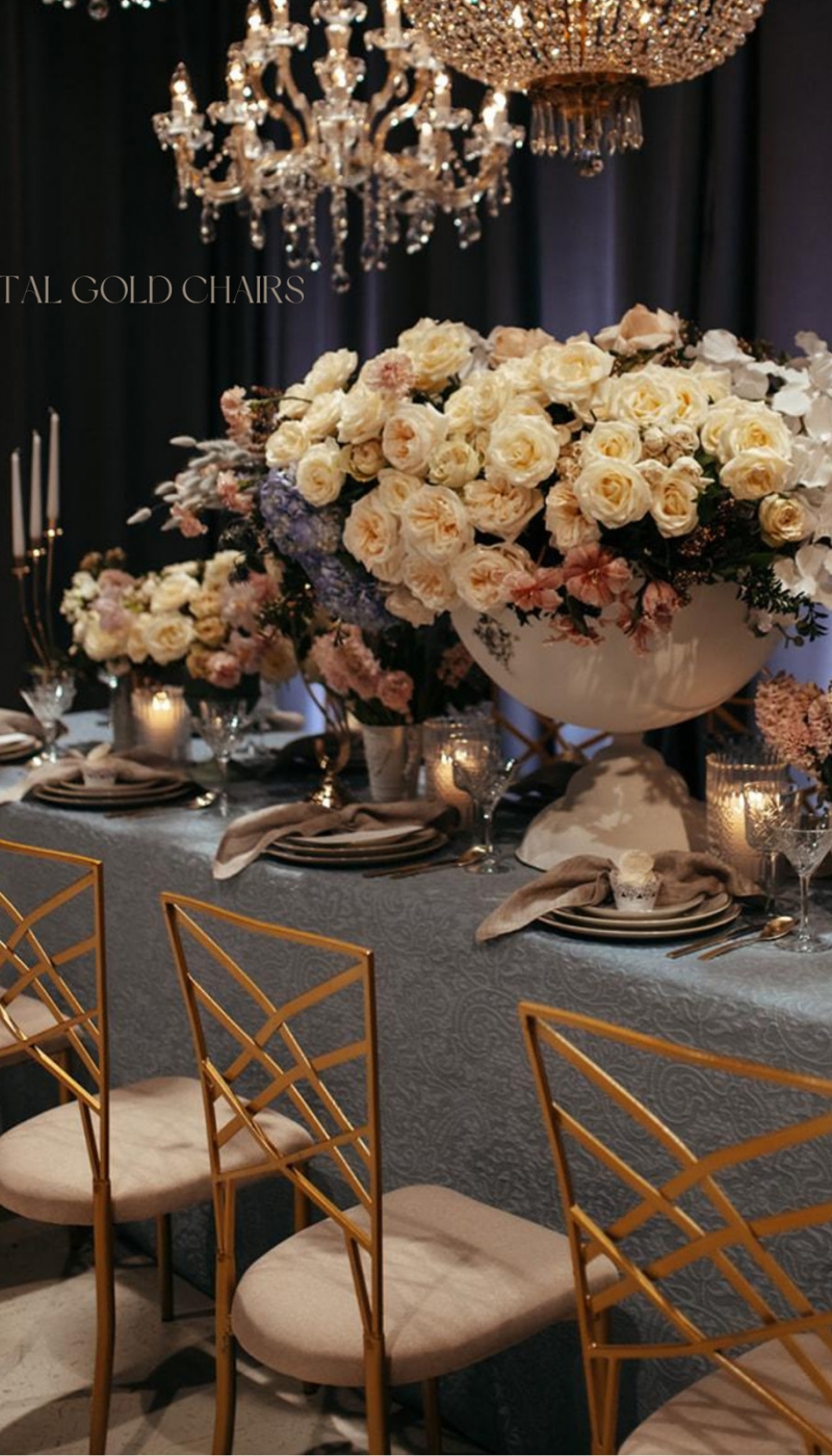Metal Gold Chairs