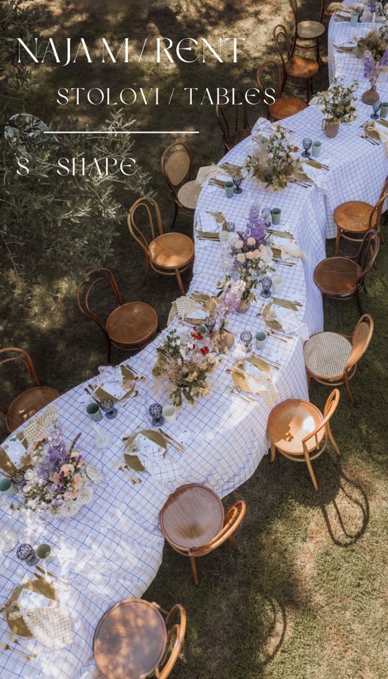 S-Shape Stolovi
