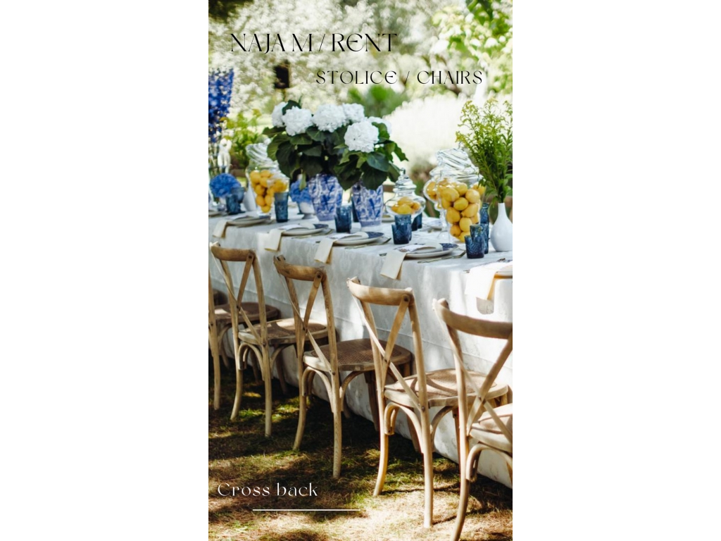Cross Back Chiavari Chairs