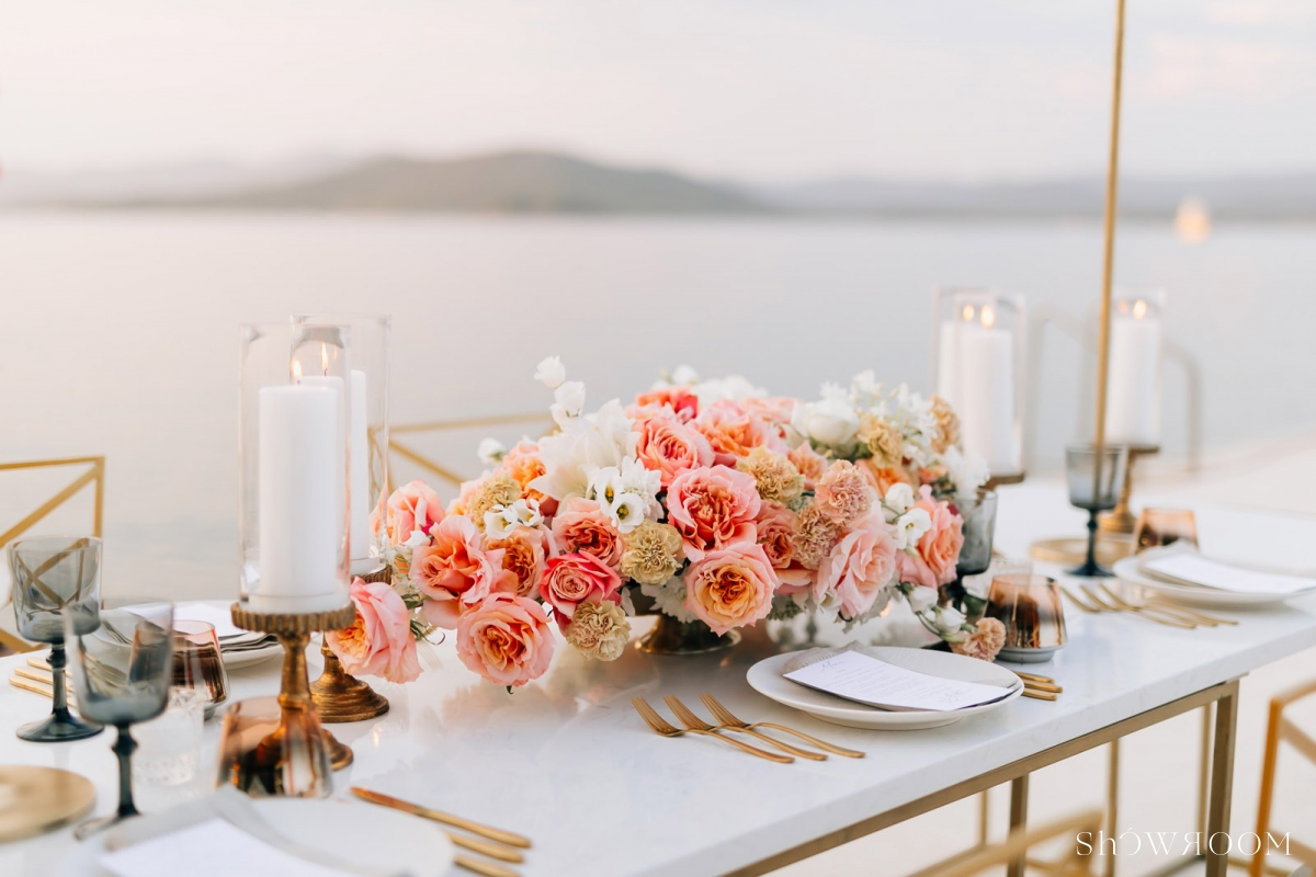 Dinner by the sea