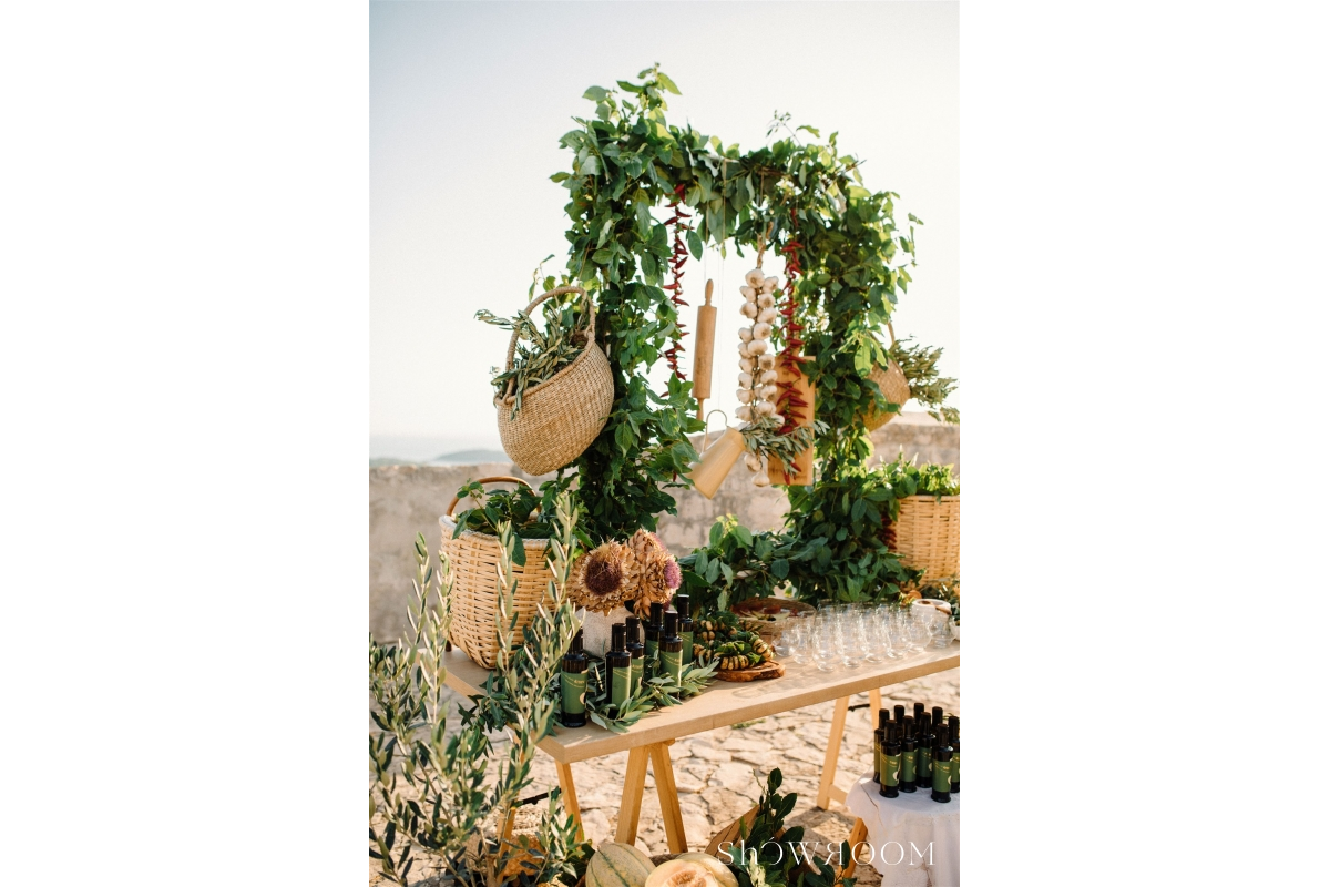 Mediterranean wedding at the Spanish fortress on Hvar