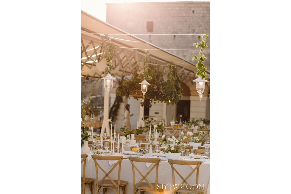 Mediterranean wedding at the Spanish fortress on Hvar