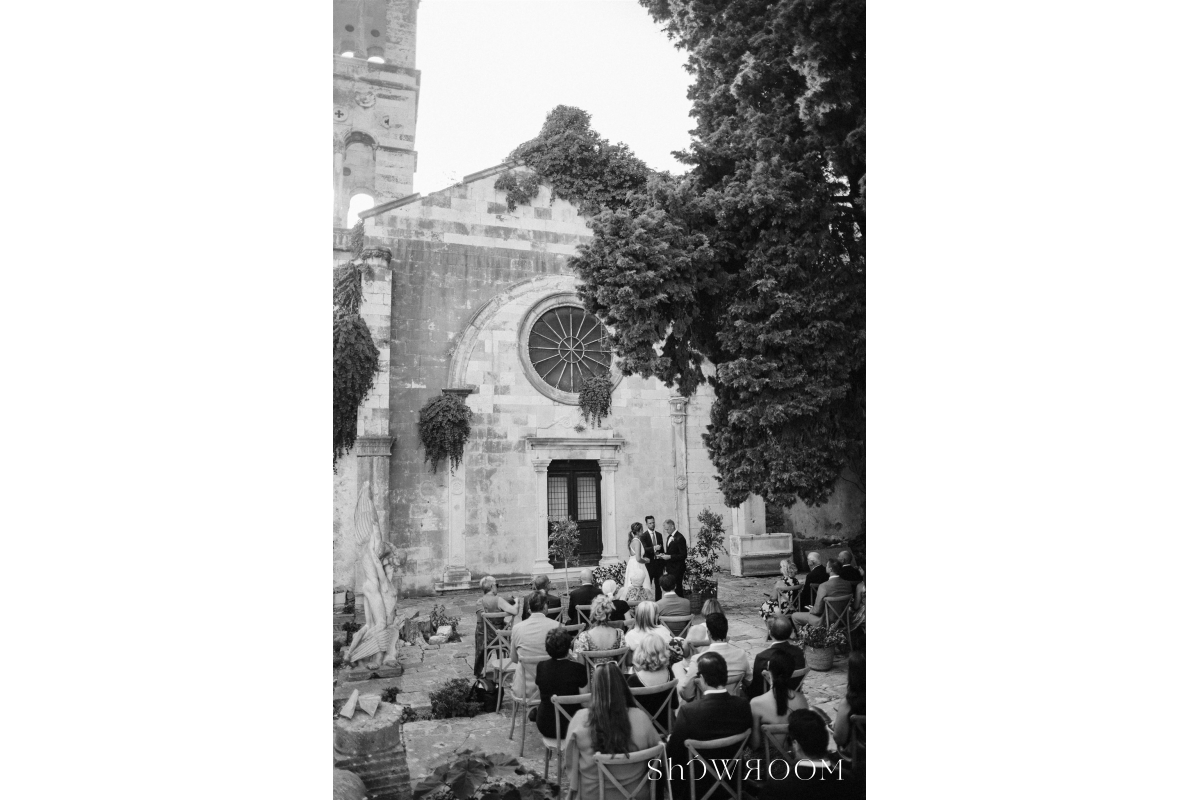Mediterranean wedding at the Spanish fortress on Hvar