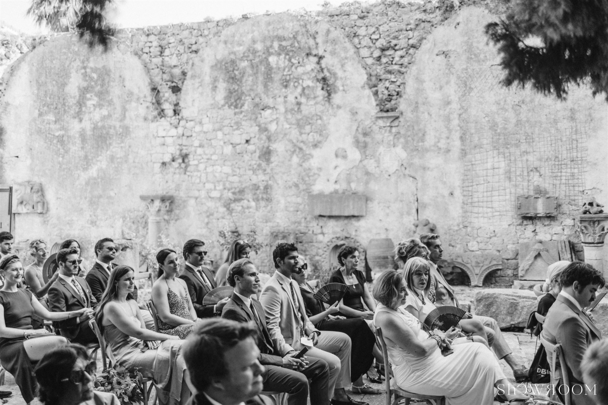 Mediterranean wedding at the Spanish fortress on Hvar