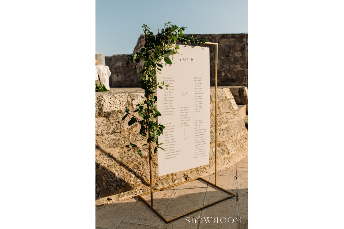 Mediterranean wedding at the Spanish fortress on Hvar