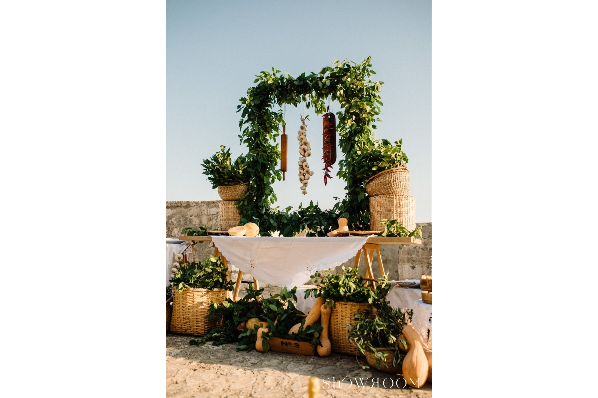 Mediterranean wedding at the Spanish fortress on Hvar