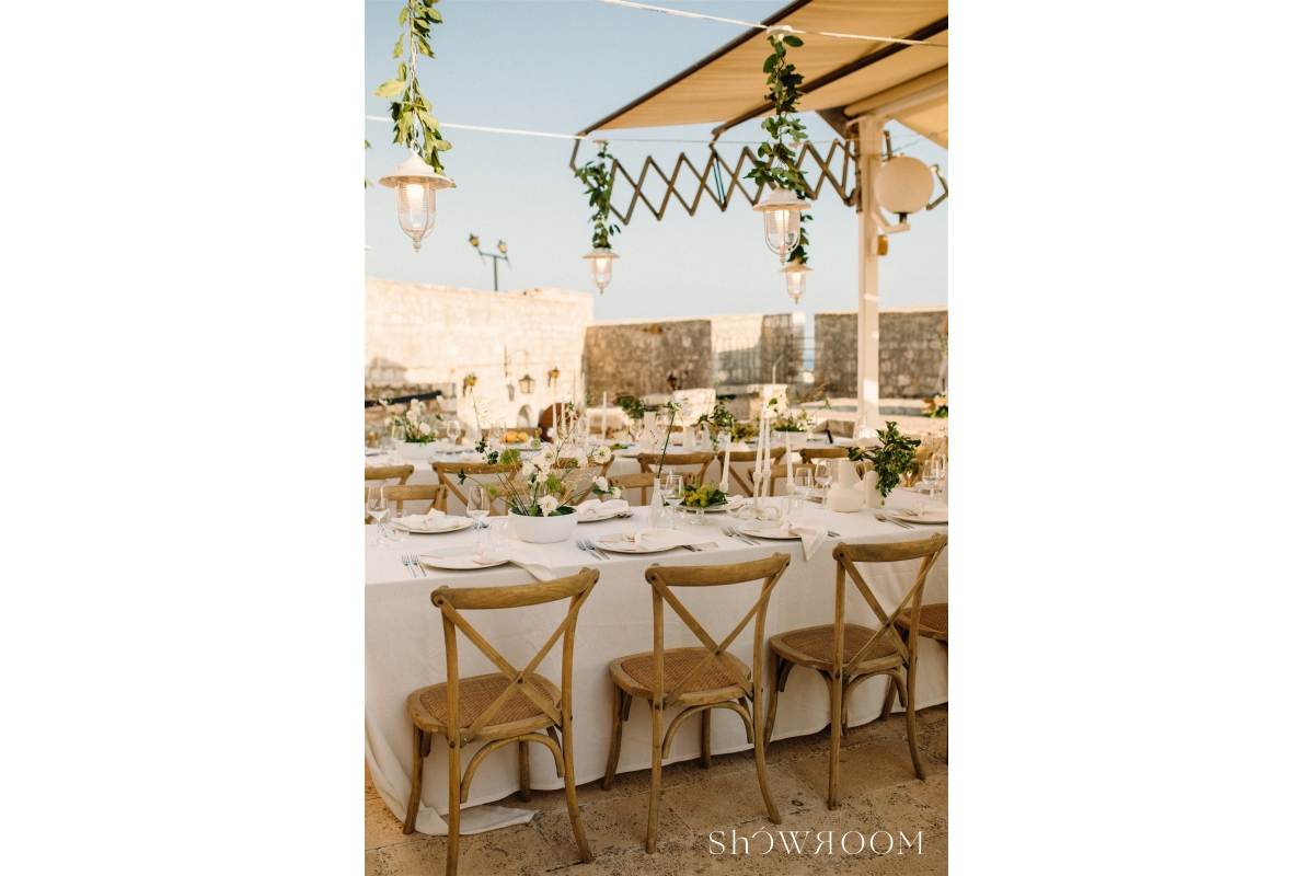 Mediterranean wedding at the Spanish fortress on Hvar