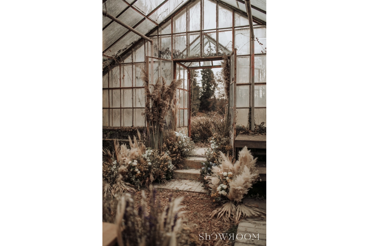 A small wedding in a Greenhouse
