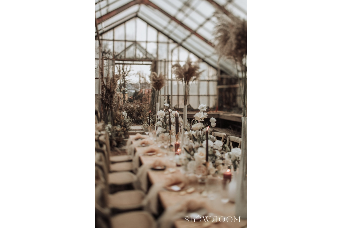 A small wedding in a Greenhouse