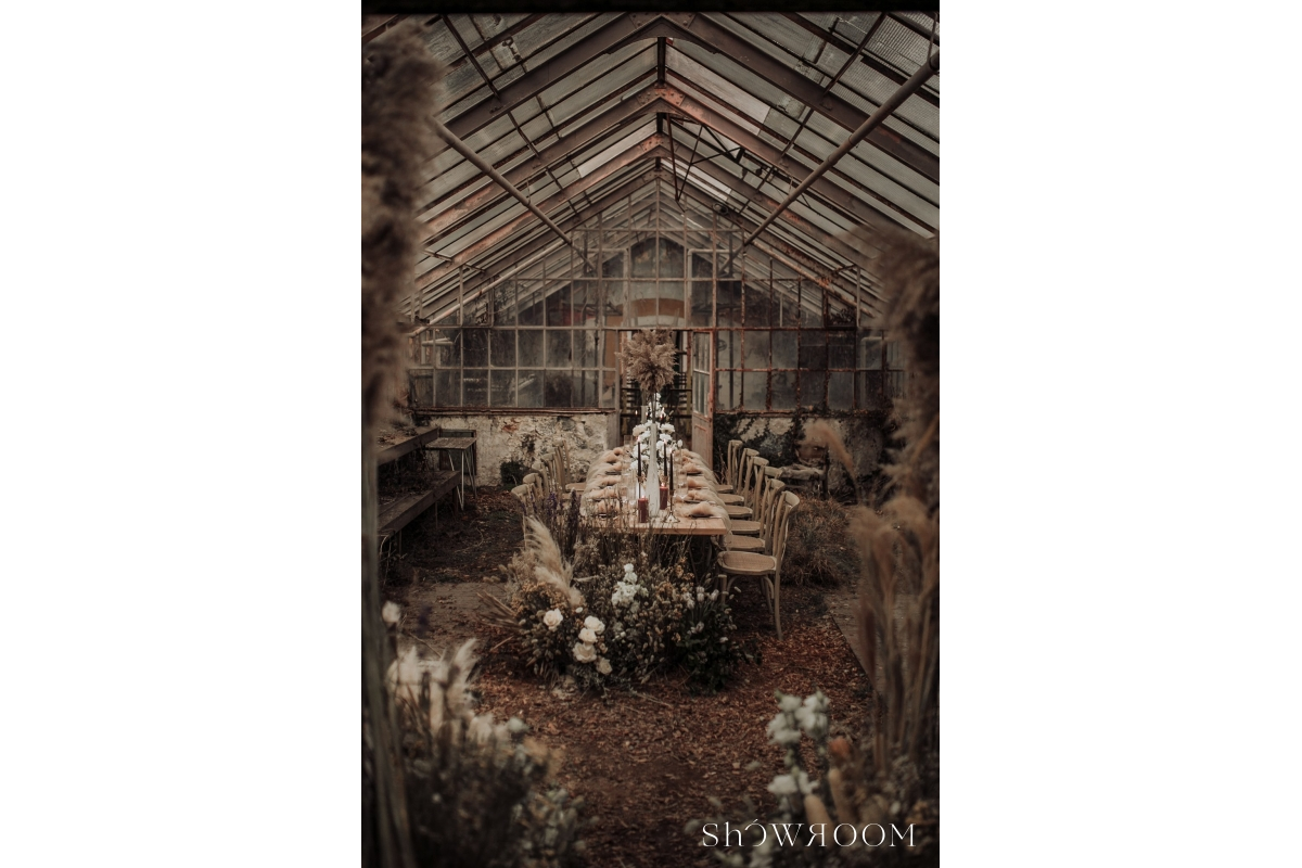 A small wedding in a Greenhouse