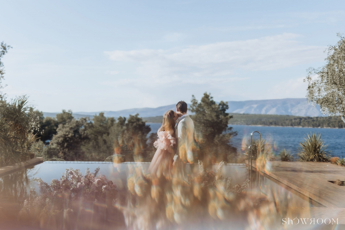 A colorful wedding in Maslina mindful luxury resort Mediterranean